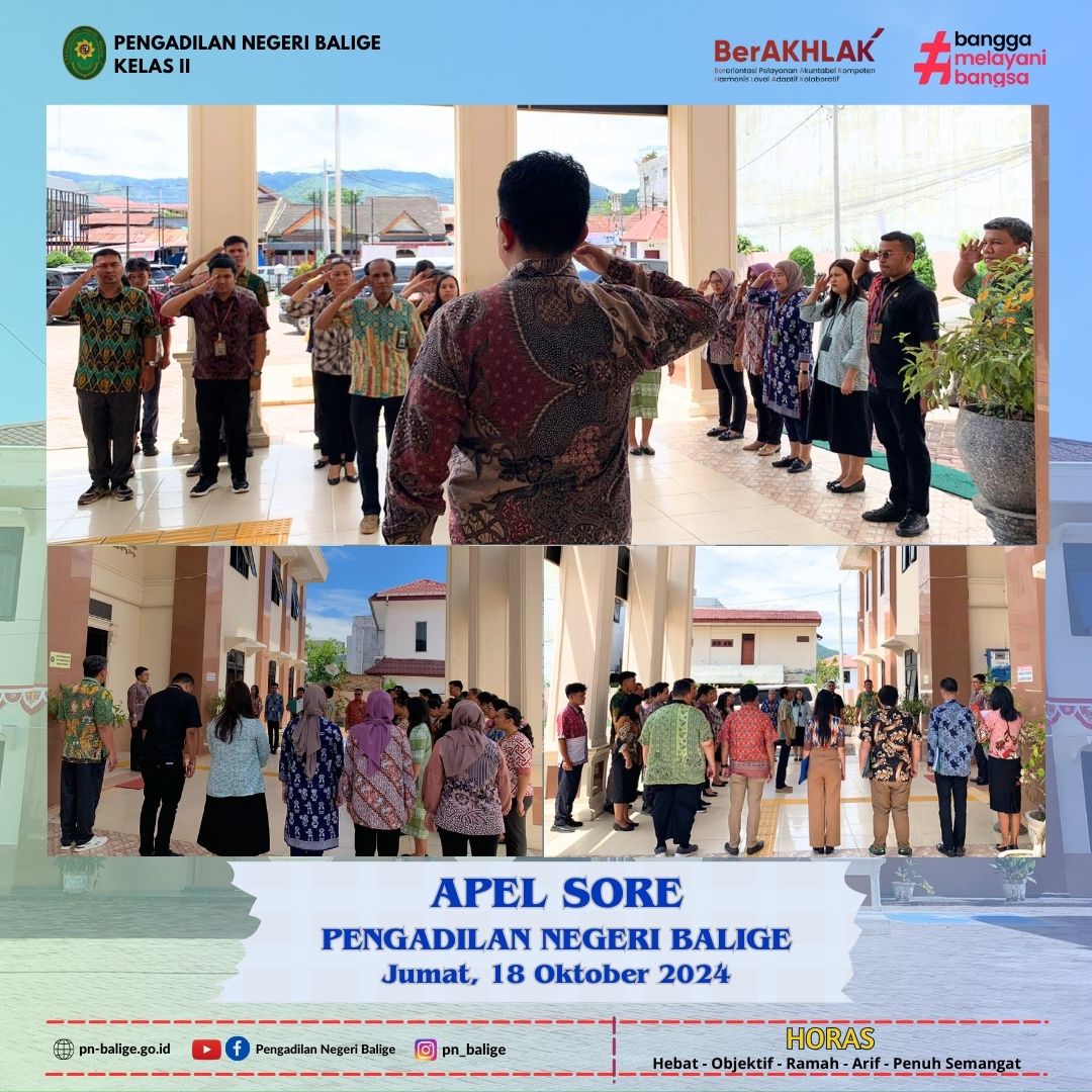 KEGIATAN APEL SORE KEGIATAN APEL SORE