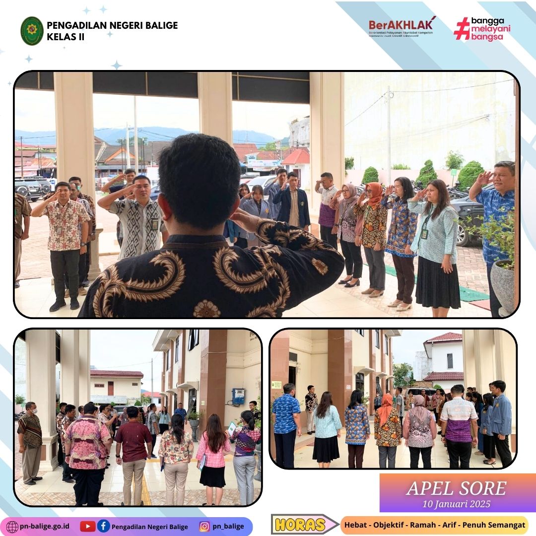 KEGIATAN APEL SORE