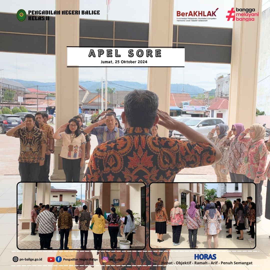 KEGIATAN APEL SORE