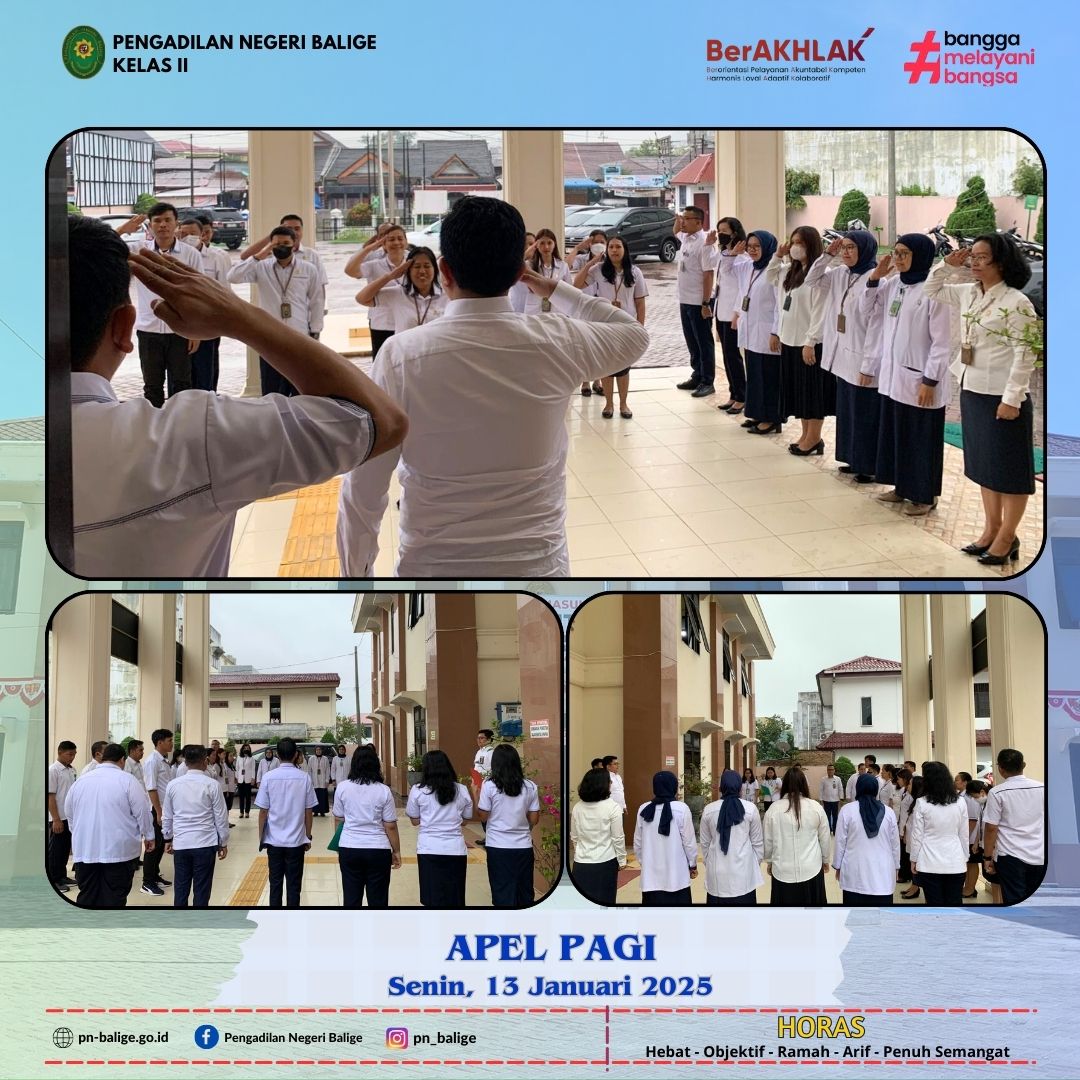 KEGIATAN APEL PAGI