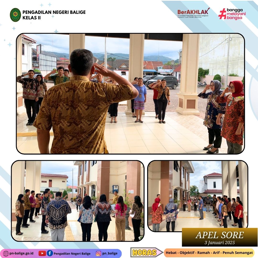 KEGIATAN APEL SORE