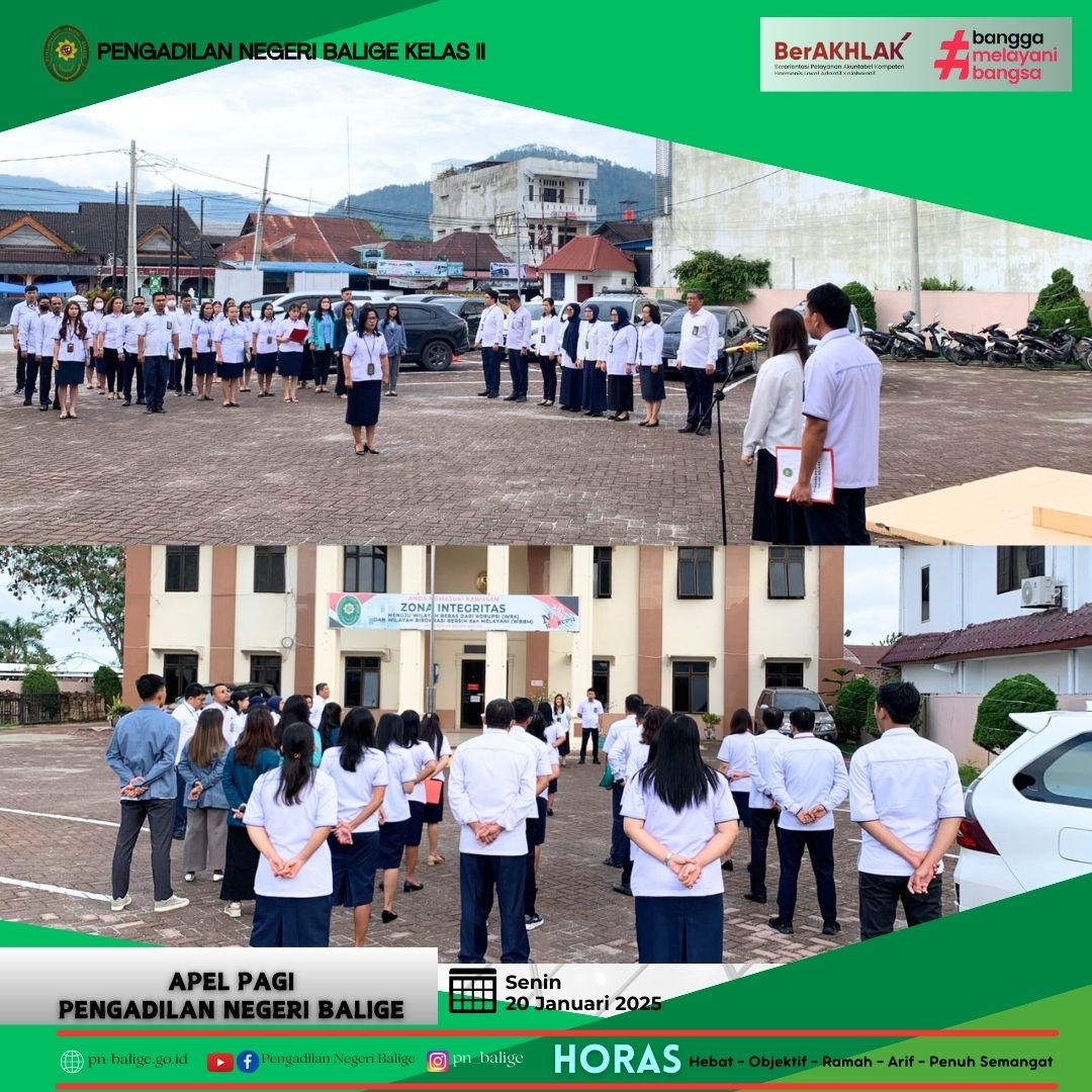 KEGIATAN APEL PAGI