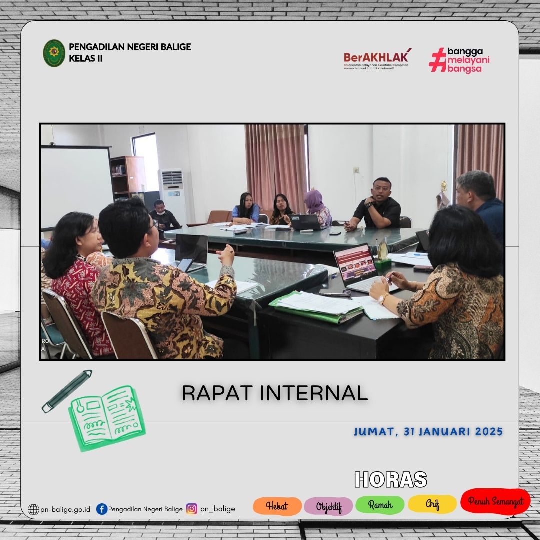 RAPAT INTERNAL RAPAT INTERNAL