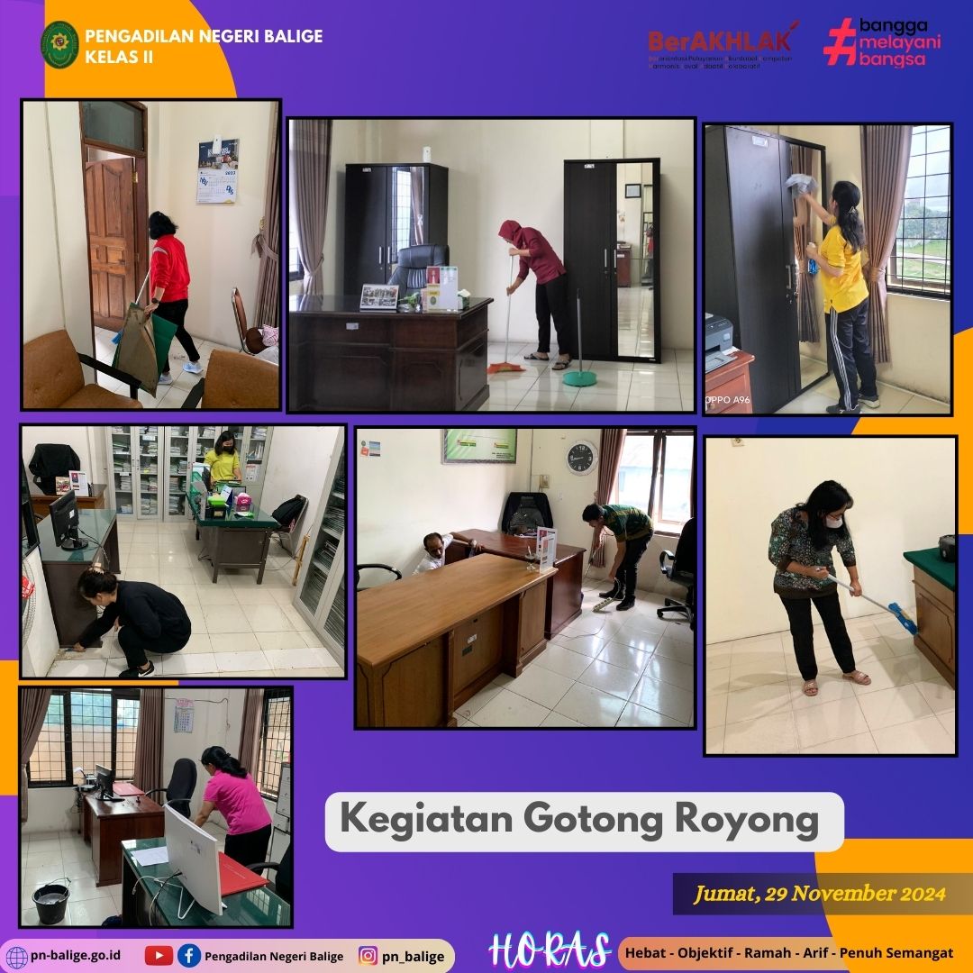 KEGIATAN JUMAT BERSIH KEGIATAN JUMAT BERSIH