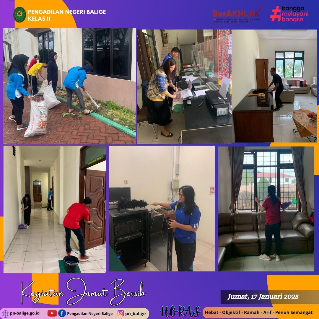 KEGIATAN JUMAT BERSIH