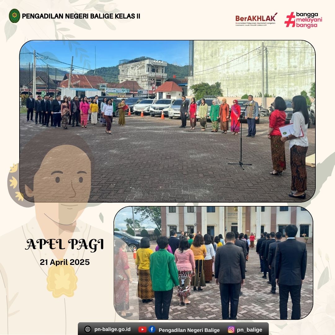 KEGIATAN APEL PAGI