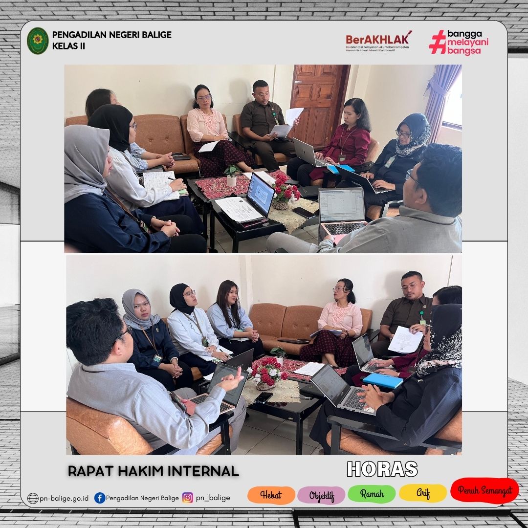 RAPAT HAKIM INTERNAL