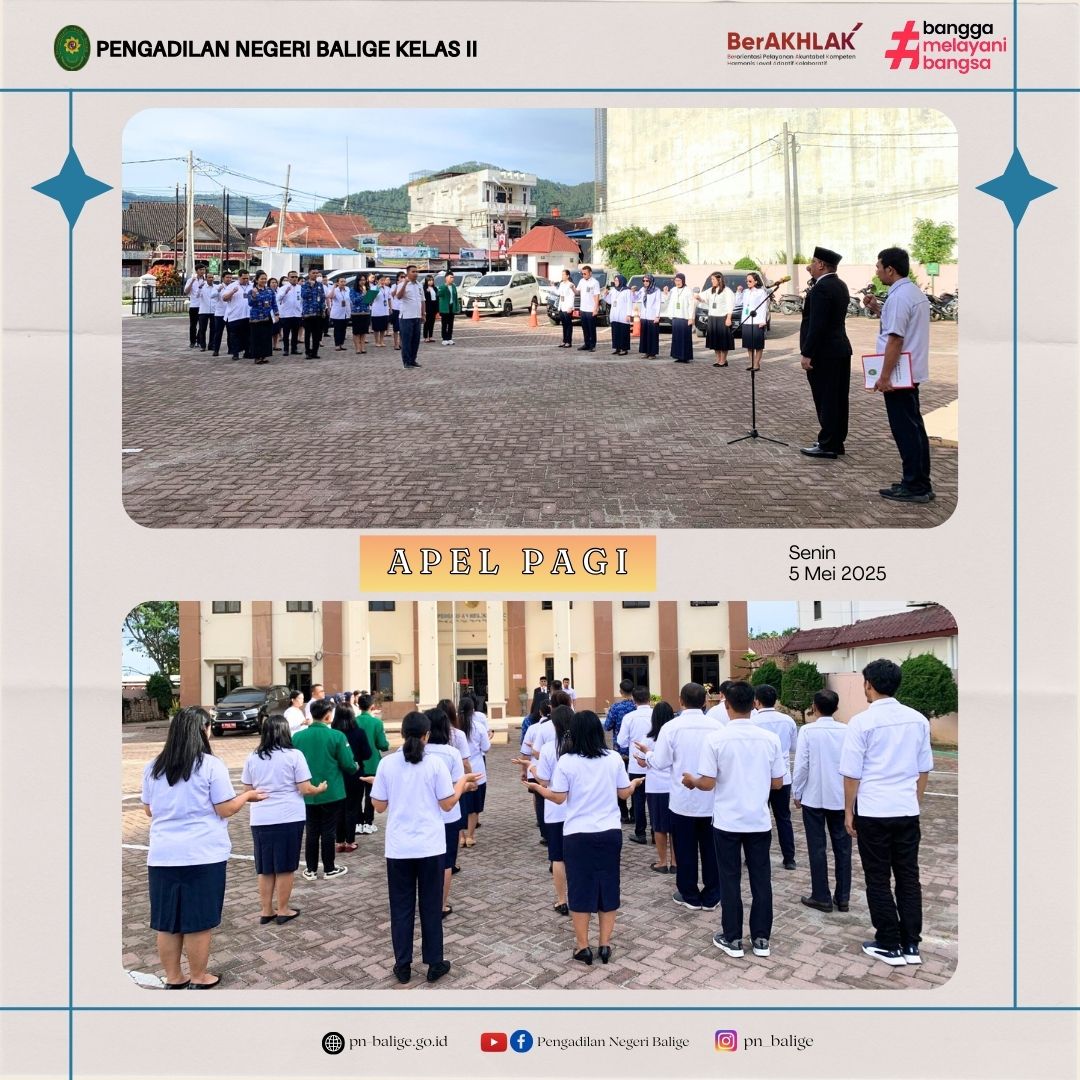KEGIATAN APEL PAGI