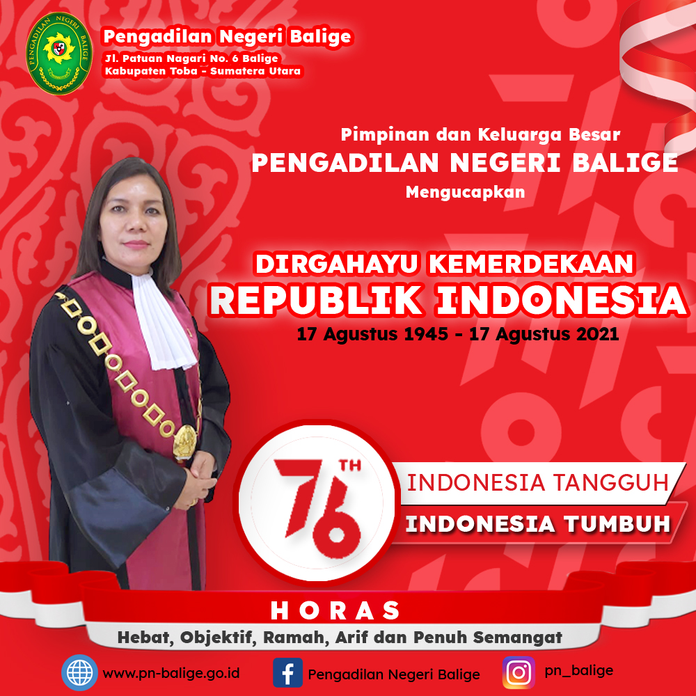 DIRGAHAYU KEMERDEKAAN REPUBLIK INDONESIA KE- 76