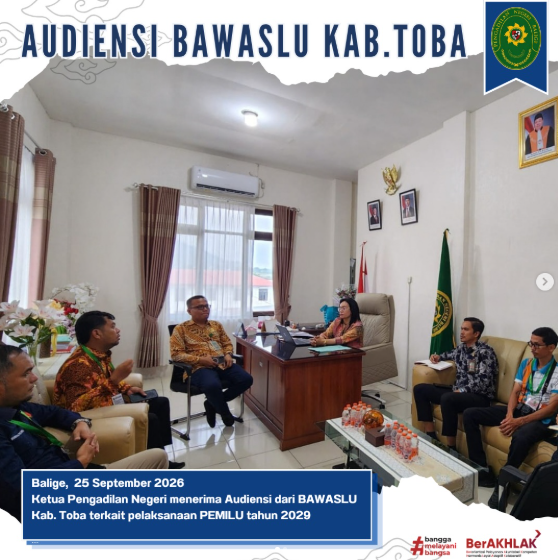 Audiensi BAWASLU KAB. TOBA