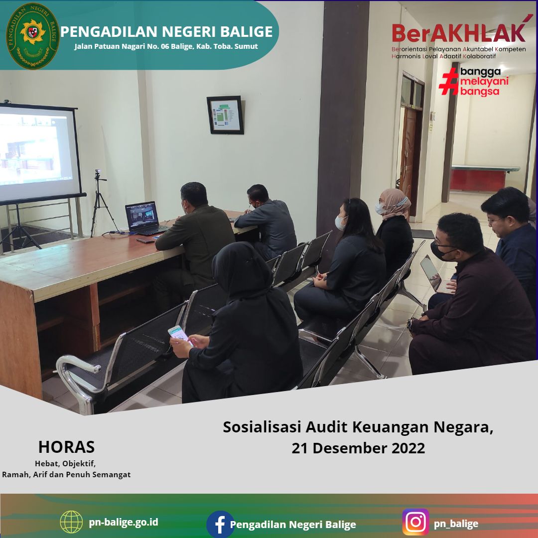 Sosialisasi Audit Keuangan Negara Sosialisasi Audit Keuangan Negara