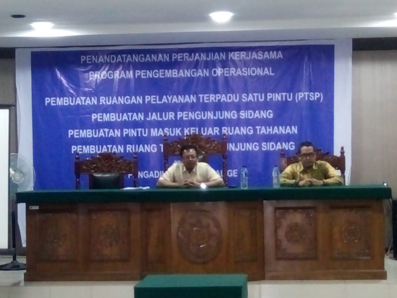 Penandatanganan Perjanjian Kerjasama Program Pengembangan Operasional