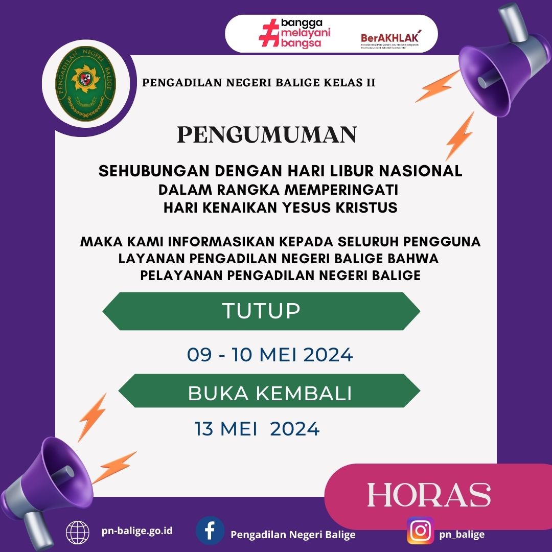 PENGUMUMAN